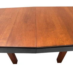 Art Deco Modernist Extending Dining Room Table by Toko v/d Pol Semarang, 1920s